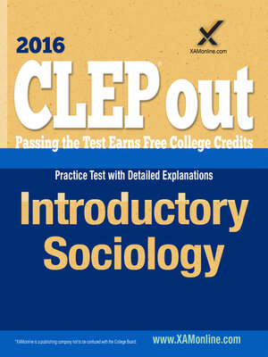 cover image of CLEP Introductory Sociology